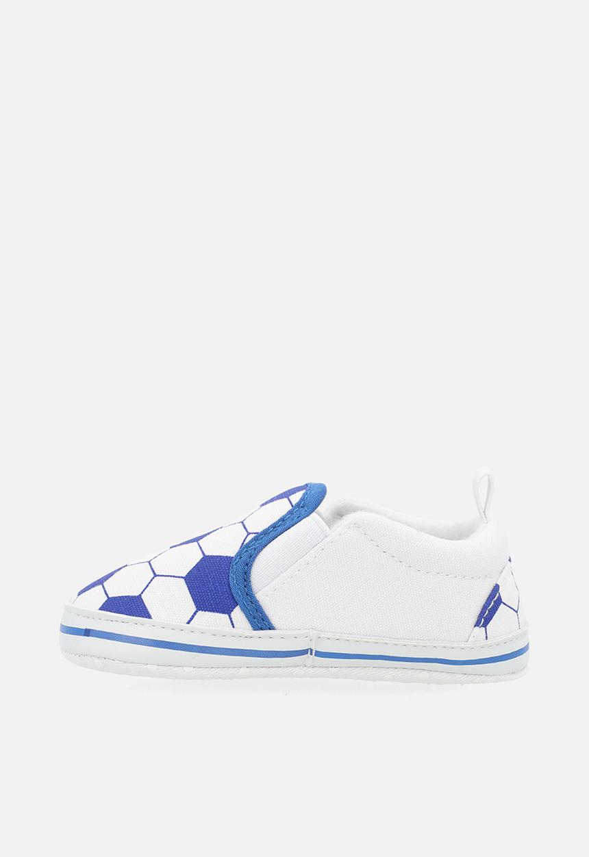 Pop Candy - Slip on sneakers - blue & white