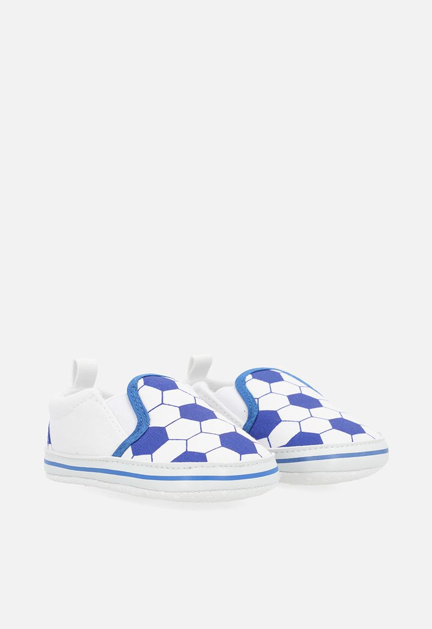 Pop Candy - Slip on sneakers - blue & white