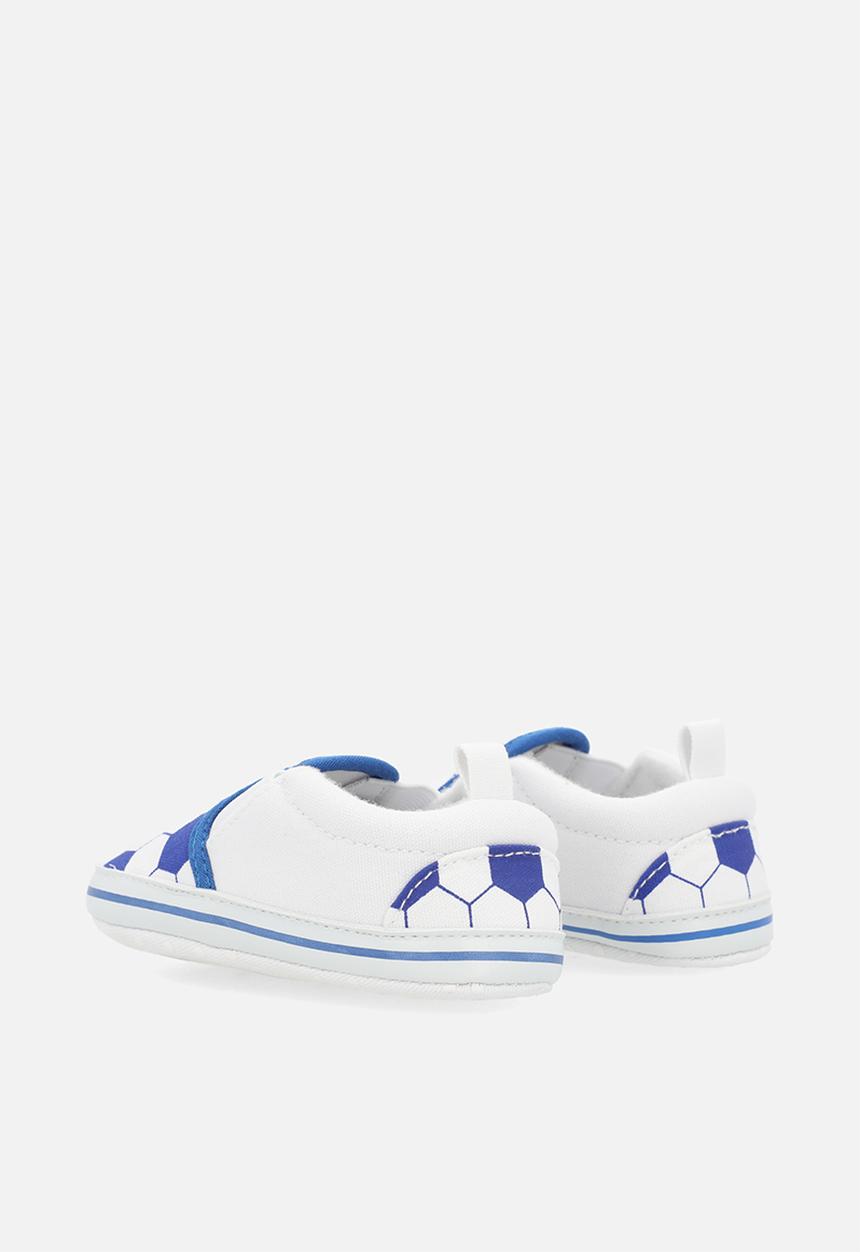 Pop Candy - Slip on sneakers - blue & white