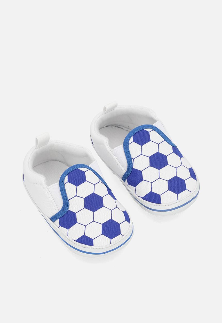 Pop Candy - Slip on sneakers - blue & white