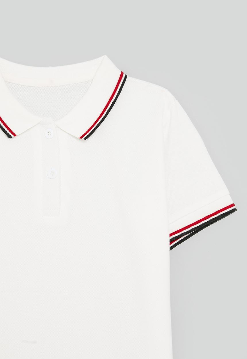 Pop Candy - Striped tee - white 