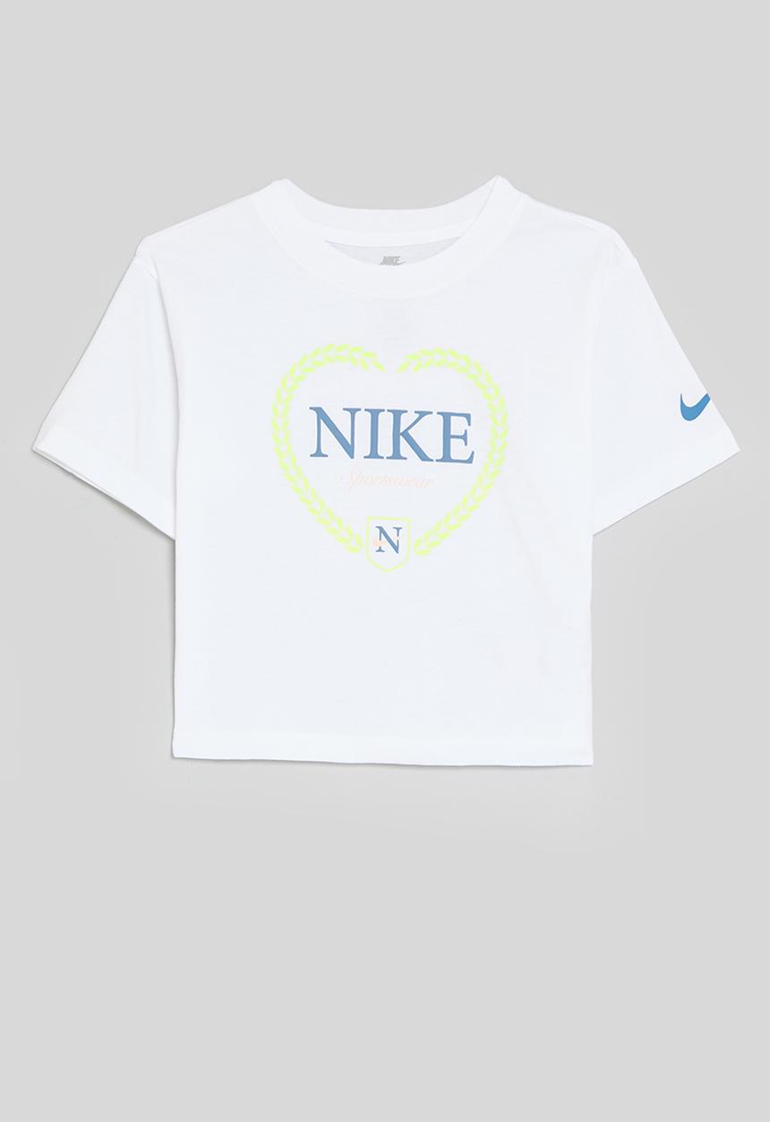 Nike - Nkg game swoosh match boxy tee - white