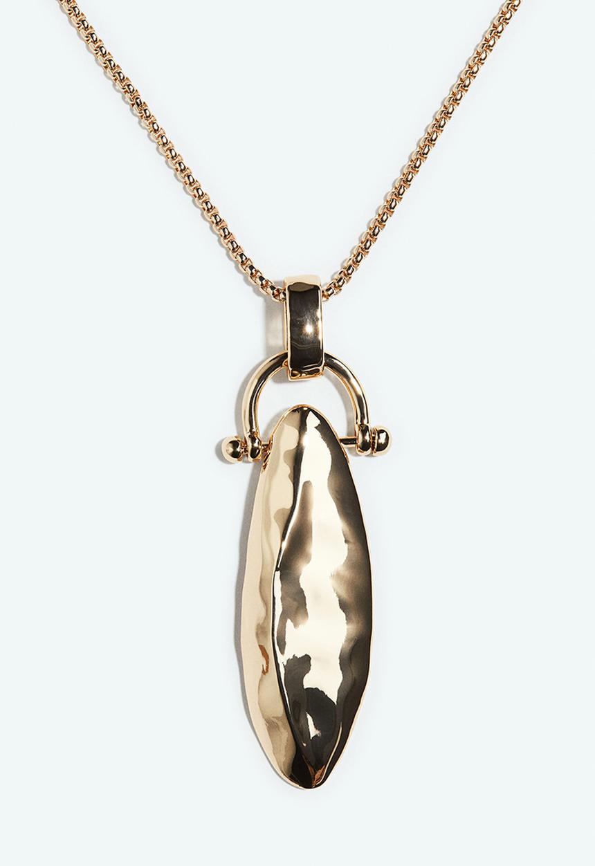 H&M - Long pendant necklace - gold-coloured