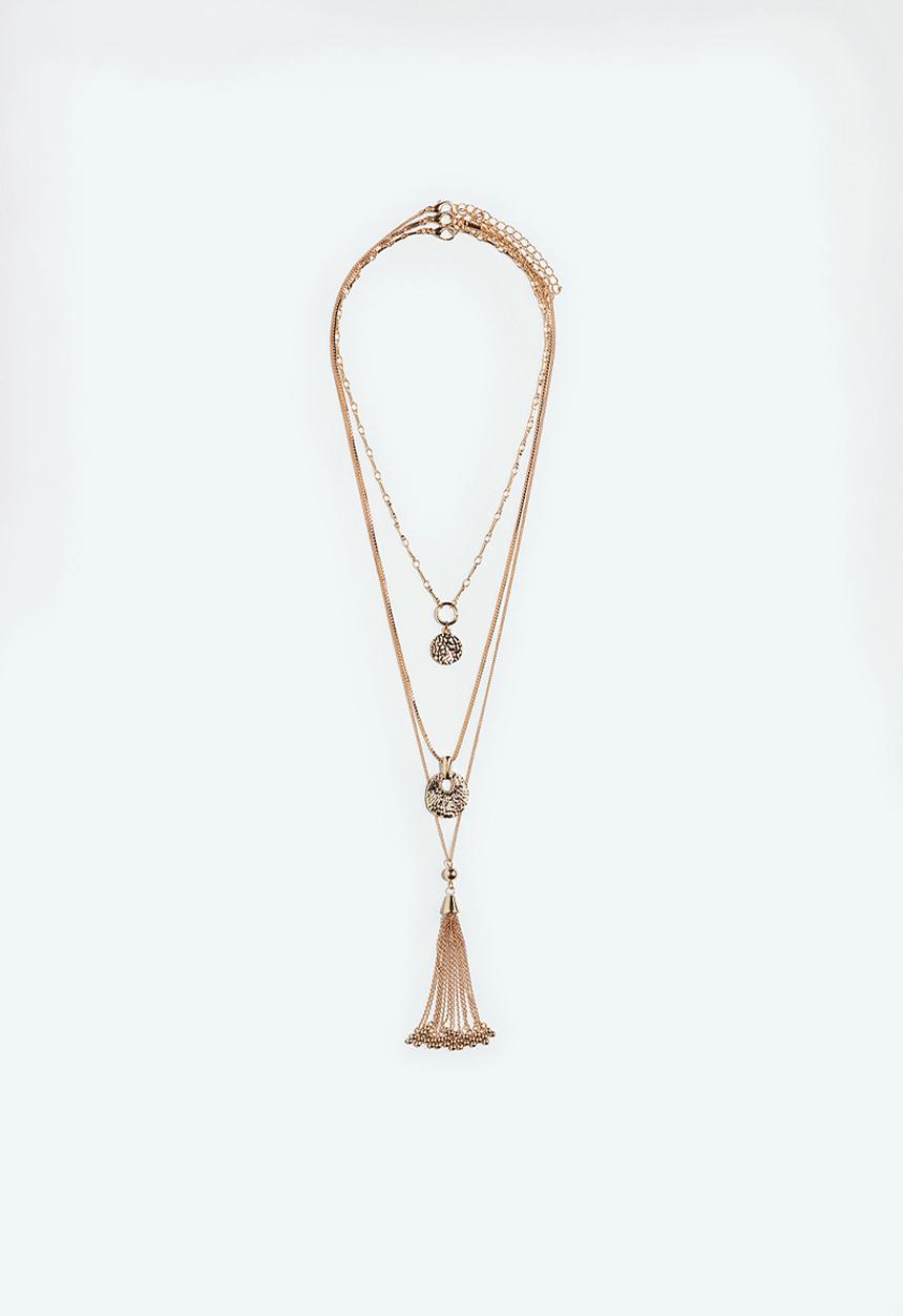 H&M - 3-Pack pendant necklaces - gold-coloured