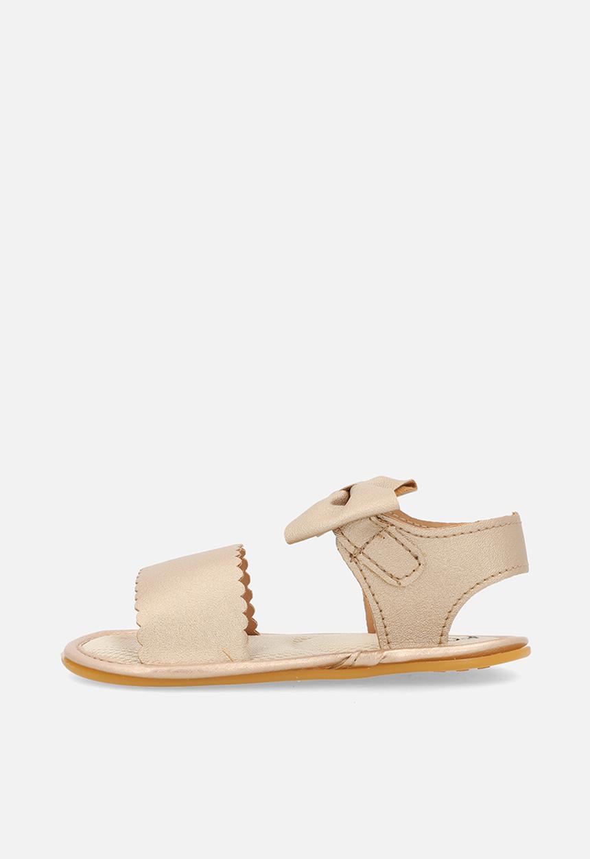 Pop Candy - Bow décor sandals - gold