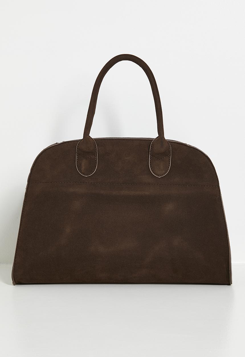 Tessa Design - Suede tote bag - brown