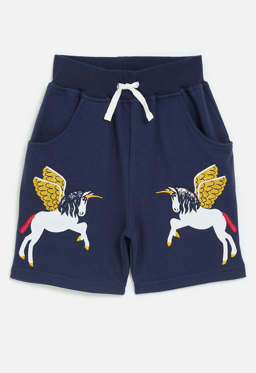 Pop Candy - Applique shorts - navy blue