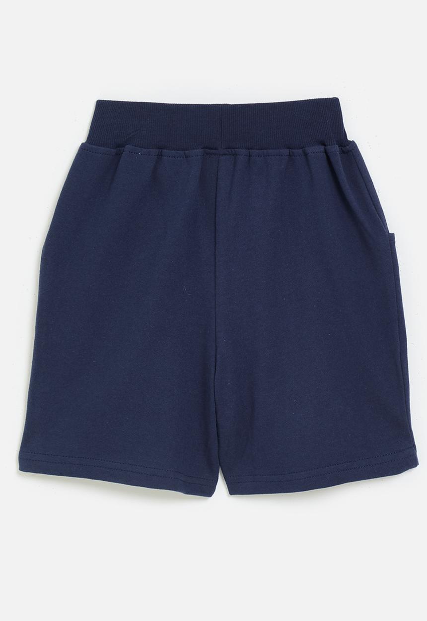Pop Candy - Applique shorts - navy blue
