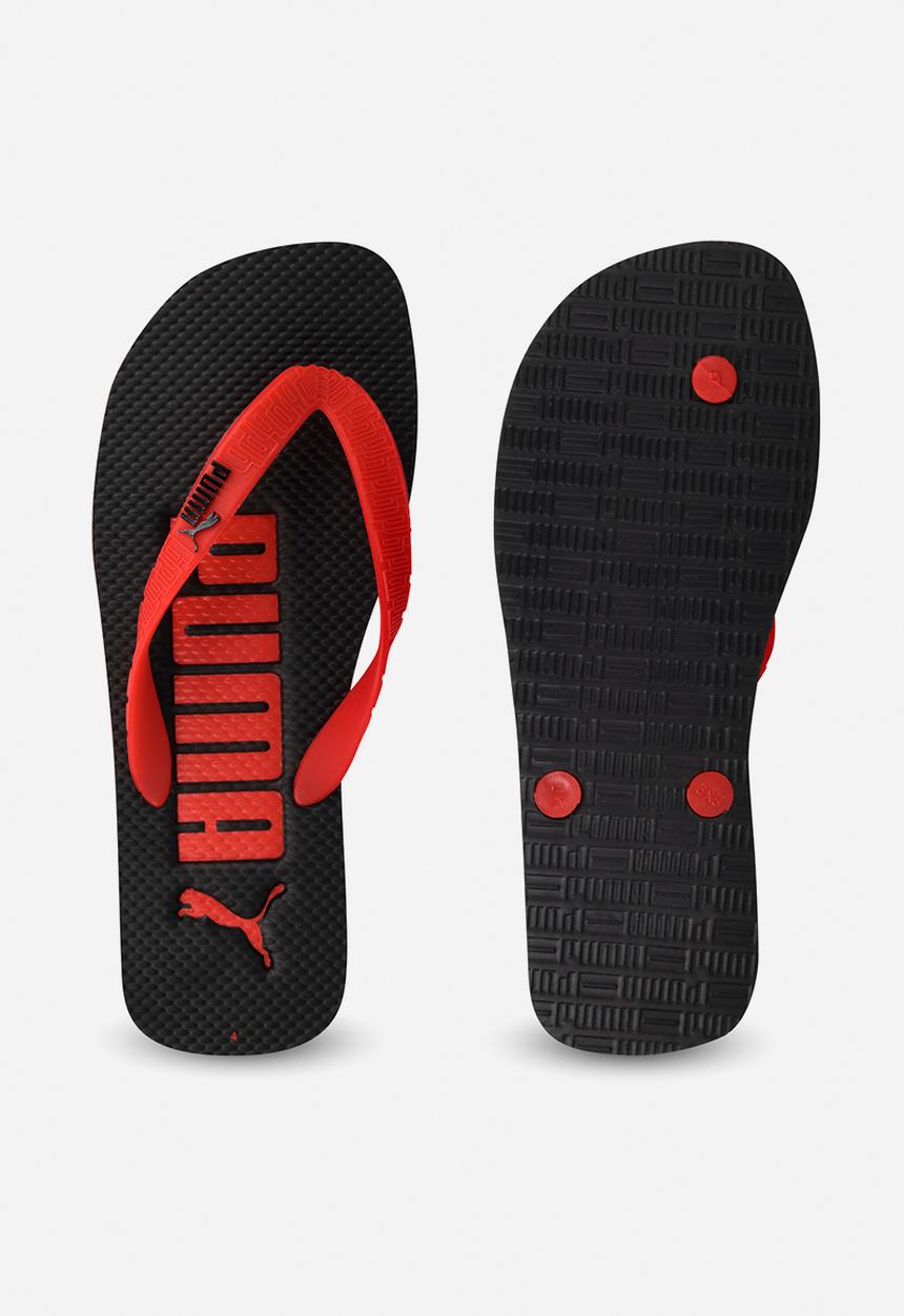 PUMA - Ess Flip Ii Jr Zadp - Black/Red
