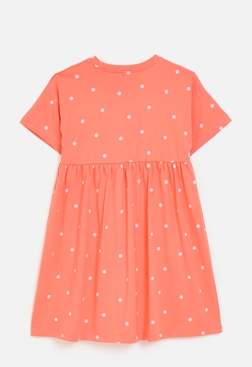 Pop Candy - Printed dress-orange