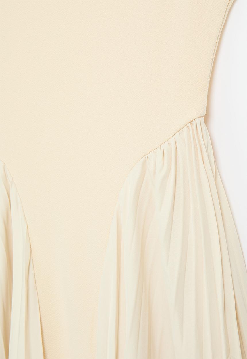 Pop Candy - Asymetrical dress - ecru
