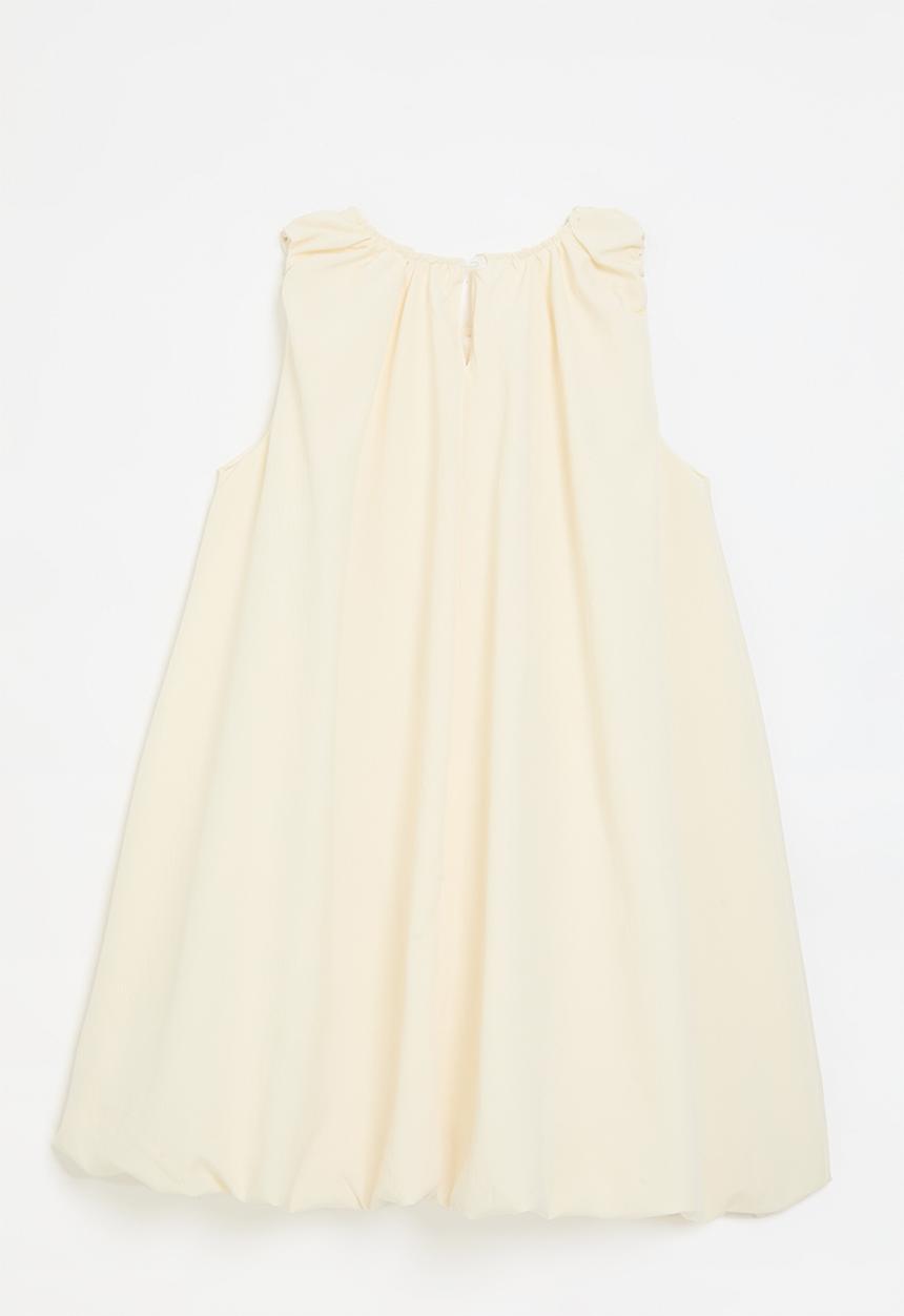 Pop Candy - Bubble dress with bow detail -off white