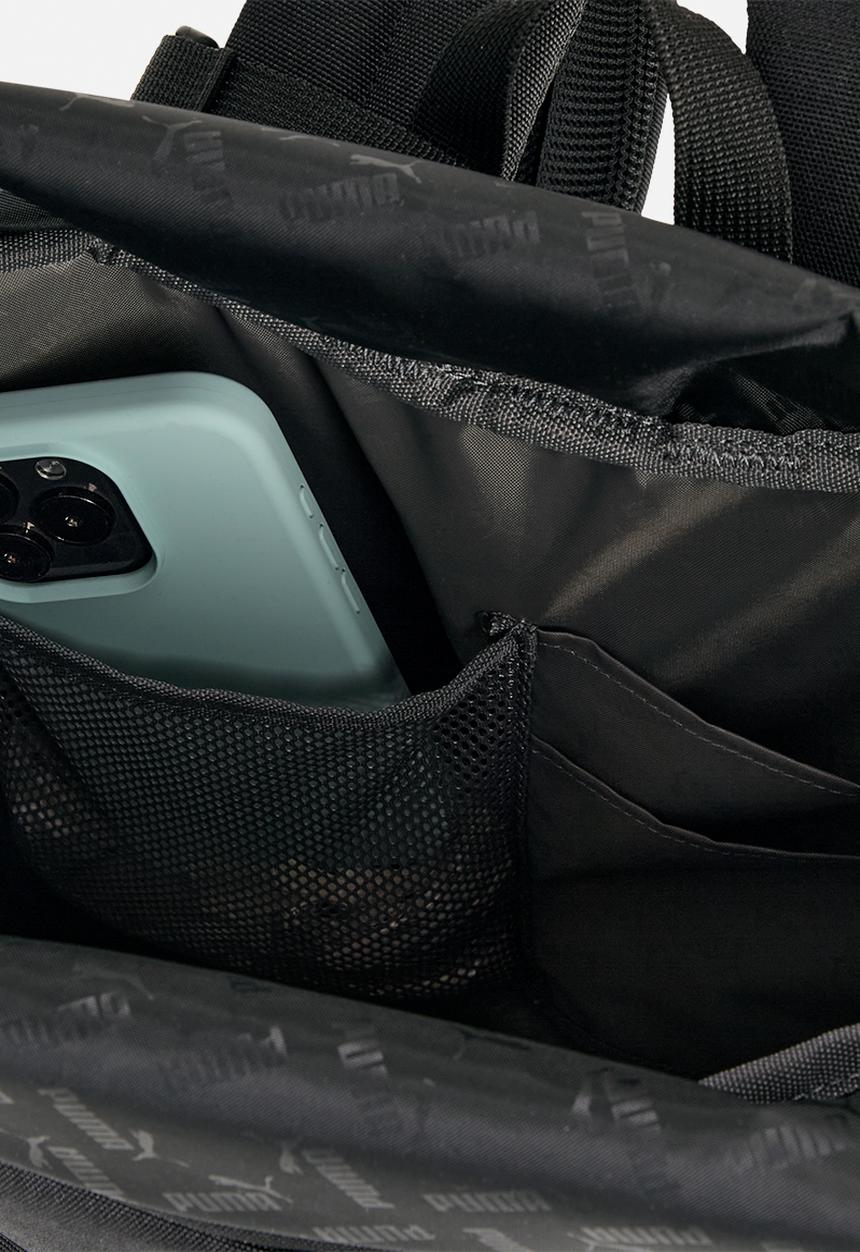 PUMA - Essentials Roll Top Backpack - Puma Black