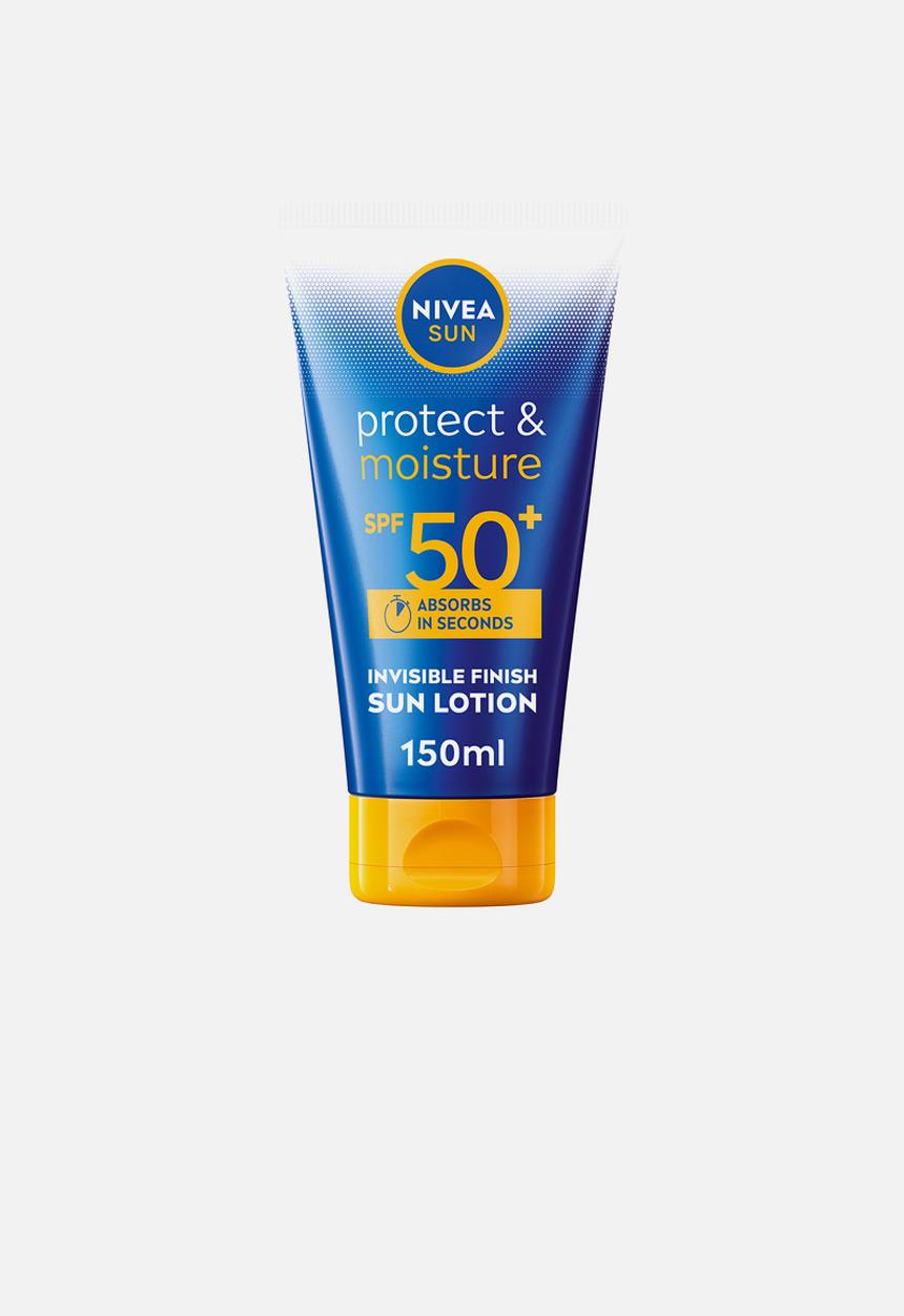 Nivea - Protect and Moisture Invisible Finish SPF50  Sun Lotion - 150 ml