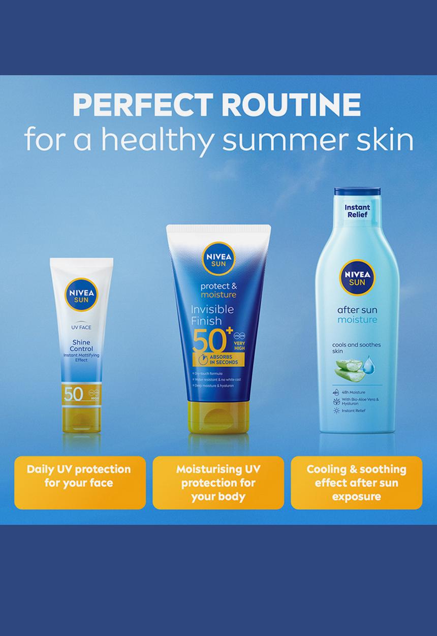 Nivea - Protect and Moisture Invisible Finish SPF50  Sun Lotion - 150 ml