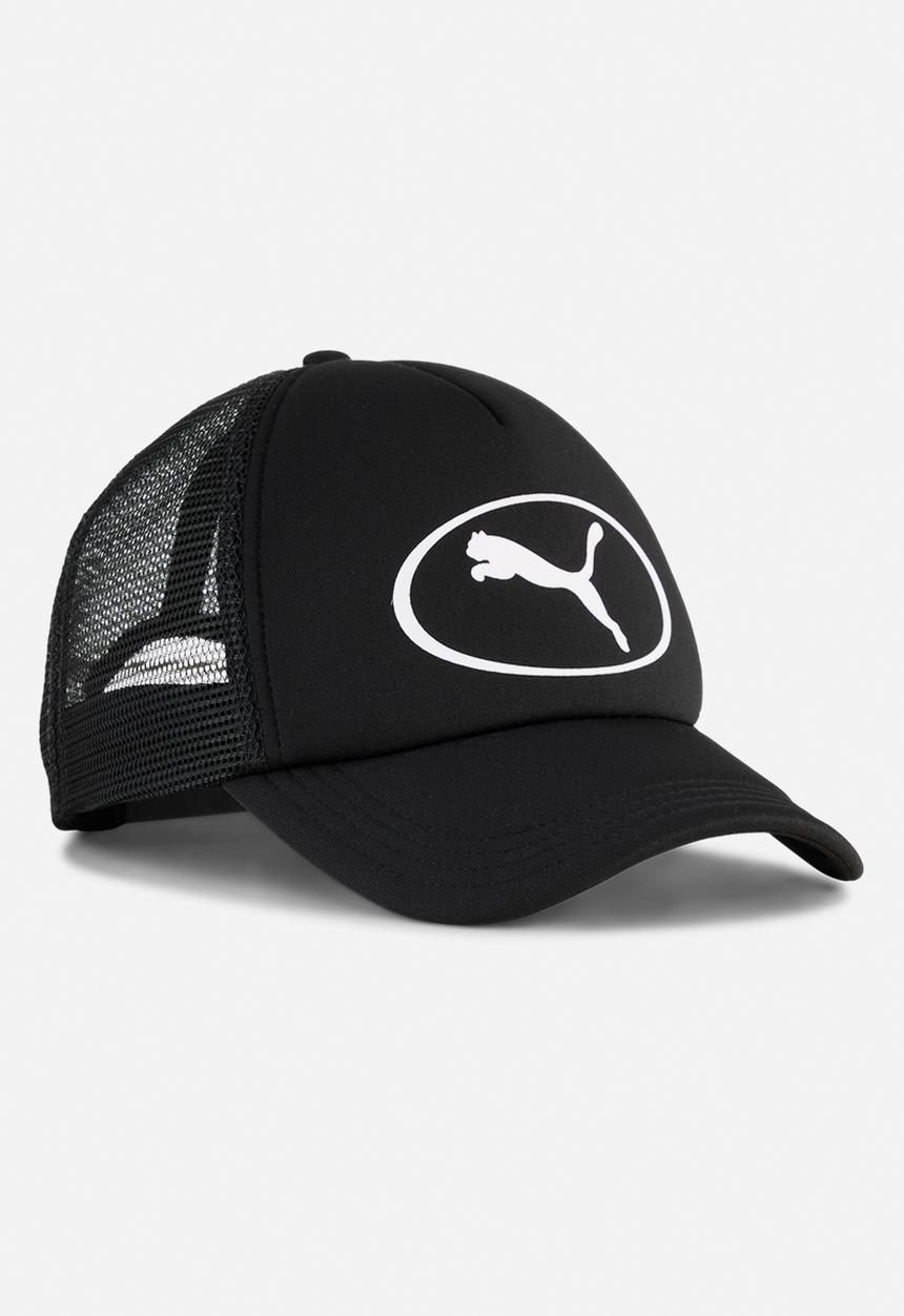 PUMA - Ess Puma Cat Logo Trucker Cap - Puma Black