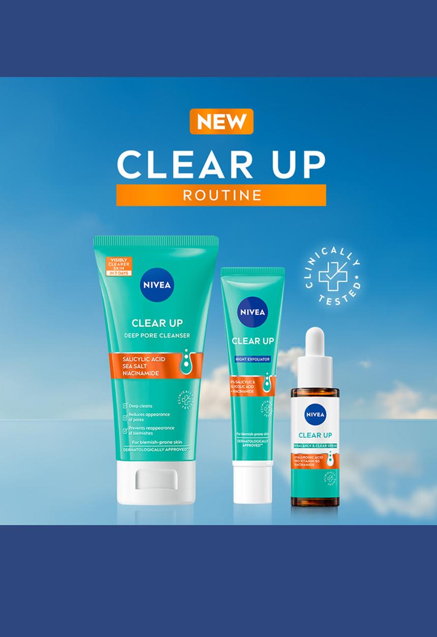 Nivea - Clear Up Daily Face Scrub - 75ml