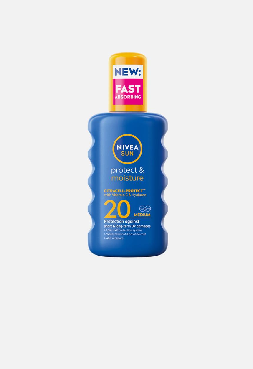 Nivea - SUN Protect and Moisture  SPF20 Sun Spray - 200ml