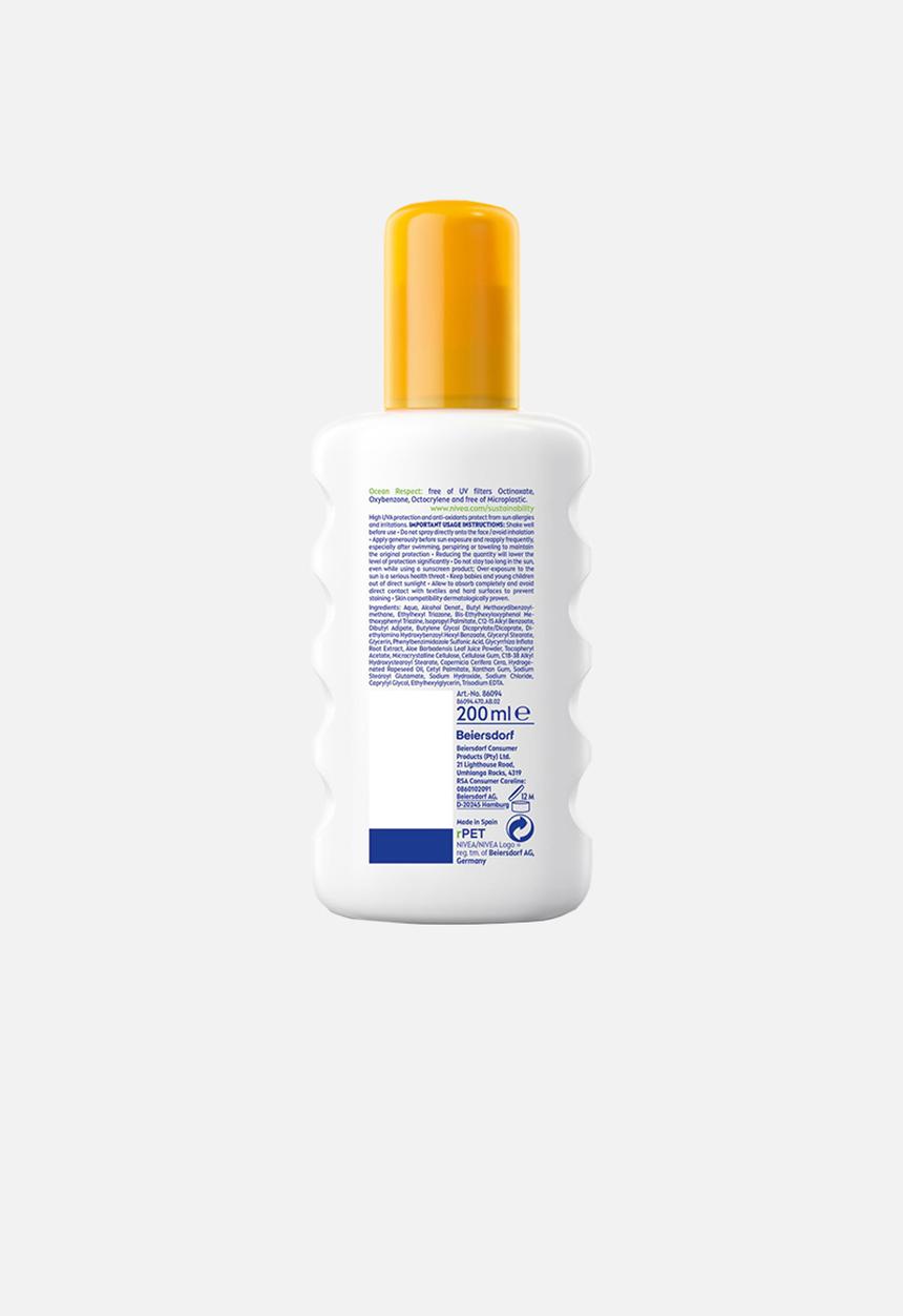 Nivea - SUN Sensitive Immediate  SPF50 Protect Spray - 200ml