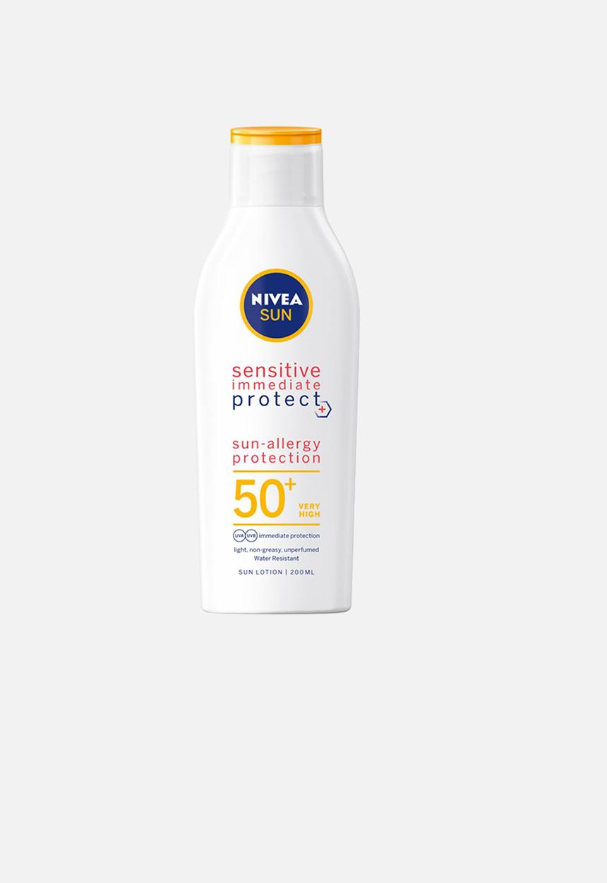 Nivea - SUN Sensitive Immediate SPF50 Protect Lotion - 200ml