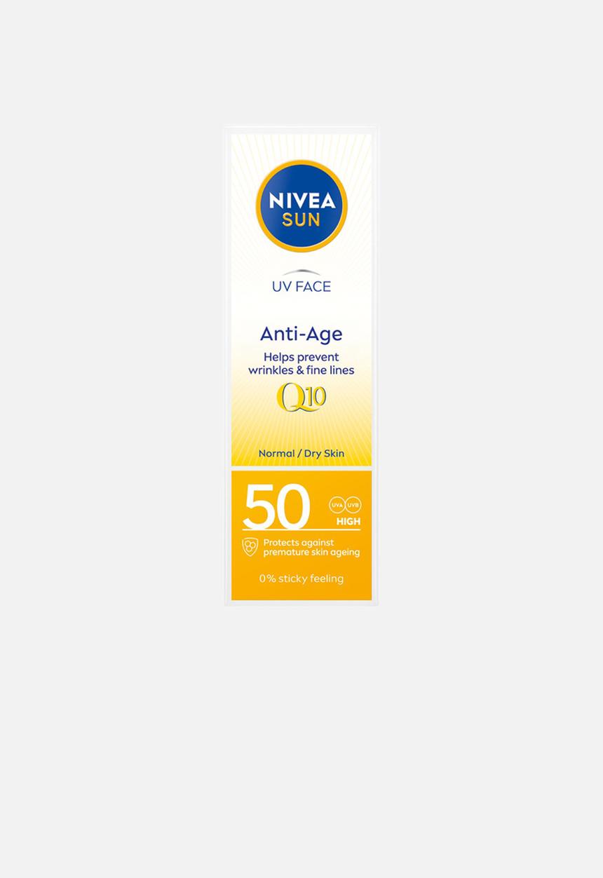 Nivea - SUN Q10 Anti-Age  SPF50 Face Cream - 50ml
