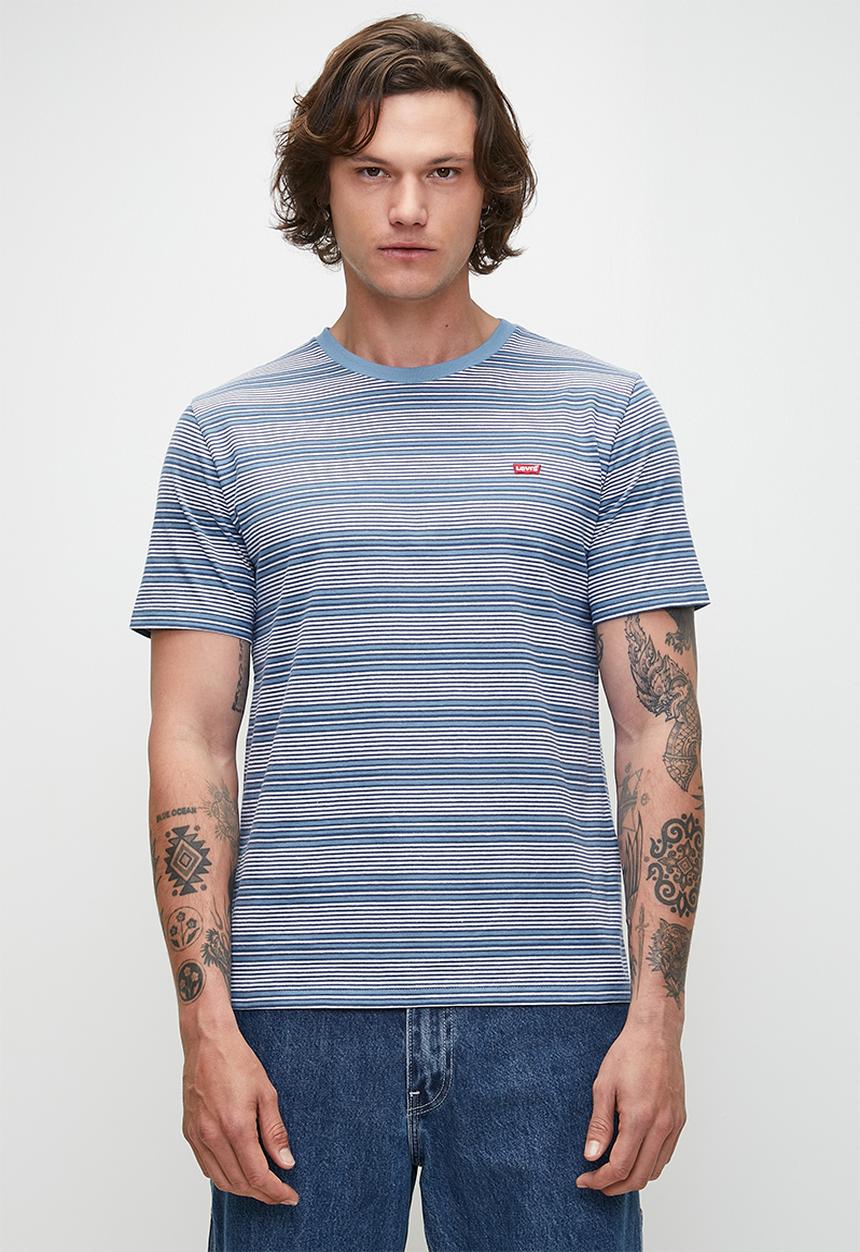 Levi’s® - Ss Original Hm Tee - Cuff Stripe Quiet Harbor Jersey