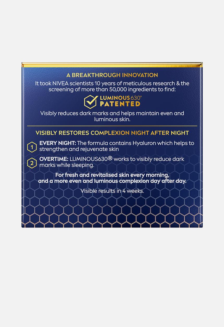 Nivea - Perfect and Radiant LUMINOUS630 Anti Dark Marks Night Cream - 50ml