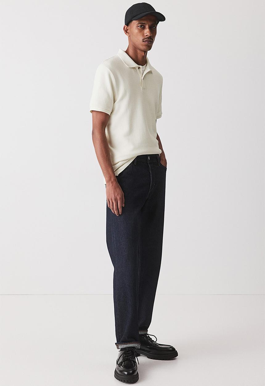 H&M - Slim fit polo shirt - white