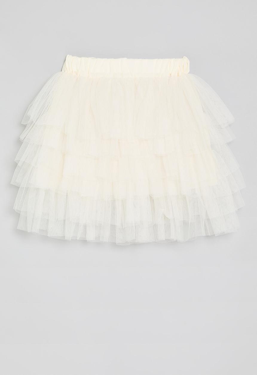 Pop Candy - Tiered tutu skirt - white