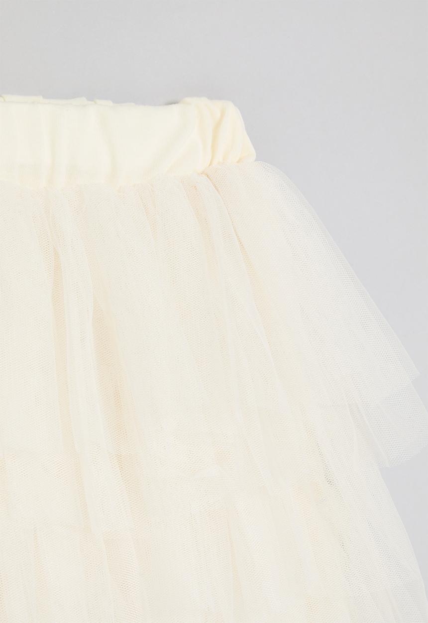 Pop Candy - Tiered tutu skirt - white