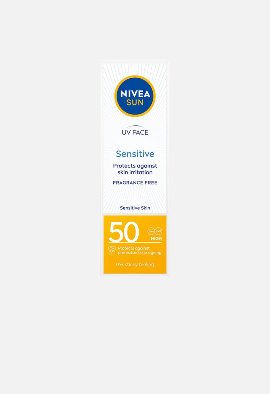 Nivea - SUN UV Sensitive Sun Allergy Protection Face Cream SPF50 - 50ml