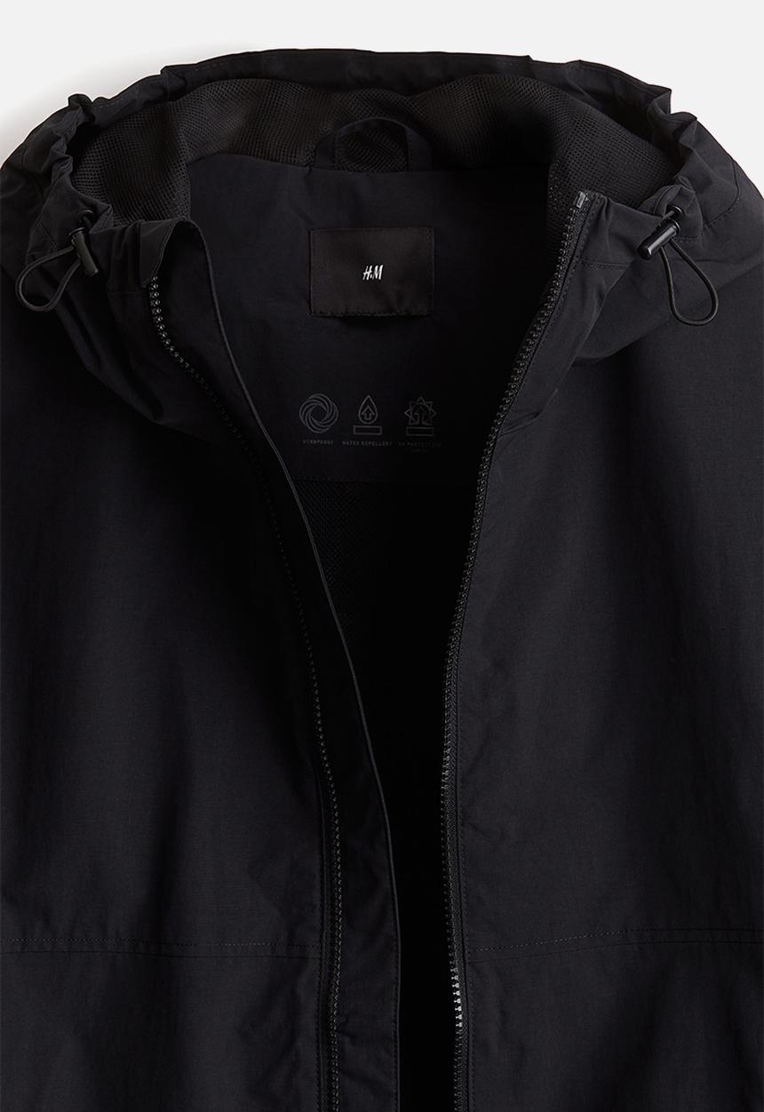 H&M - Regular fit windbreaker - black