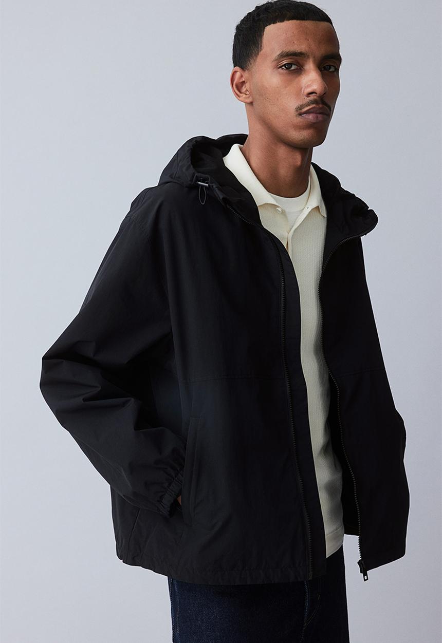 H&M - Regular fit windbreaker - black
