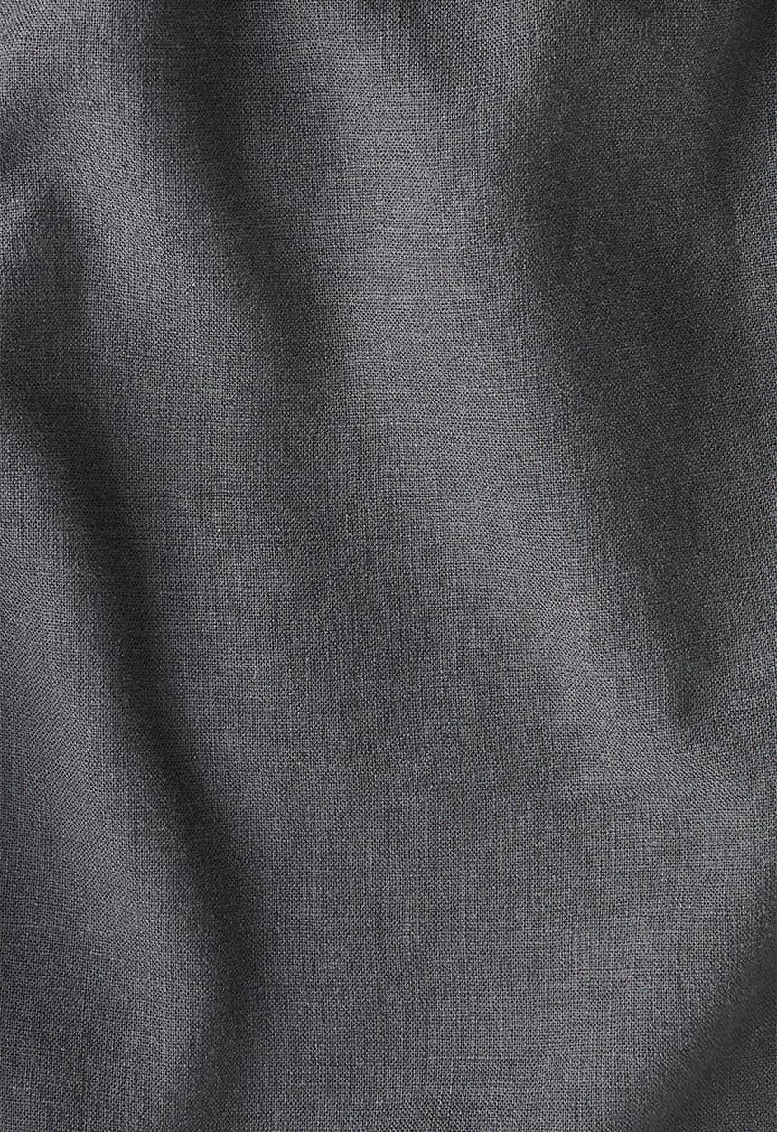 H&M - Relaxed fit linen-blend shorts - dark grey