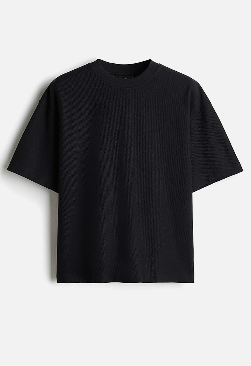 H&M - Oversized fit t-shirt - black