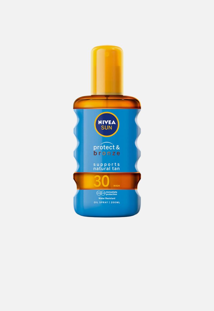 Nivea - SUN Protect and Bronze Sun  SPF30 Oil Spray - 200ml