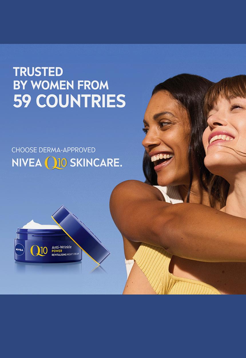 Nivea - Q10 Anti-Wrinkle Power Revitalising Night Face Cream - 50ml