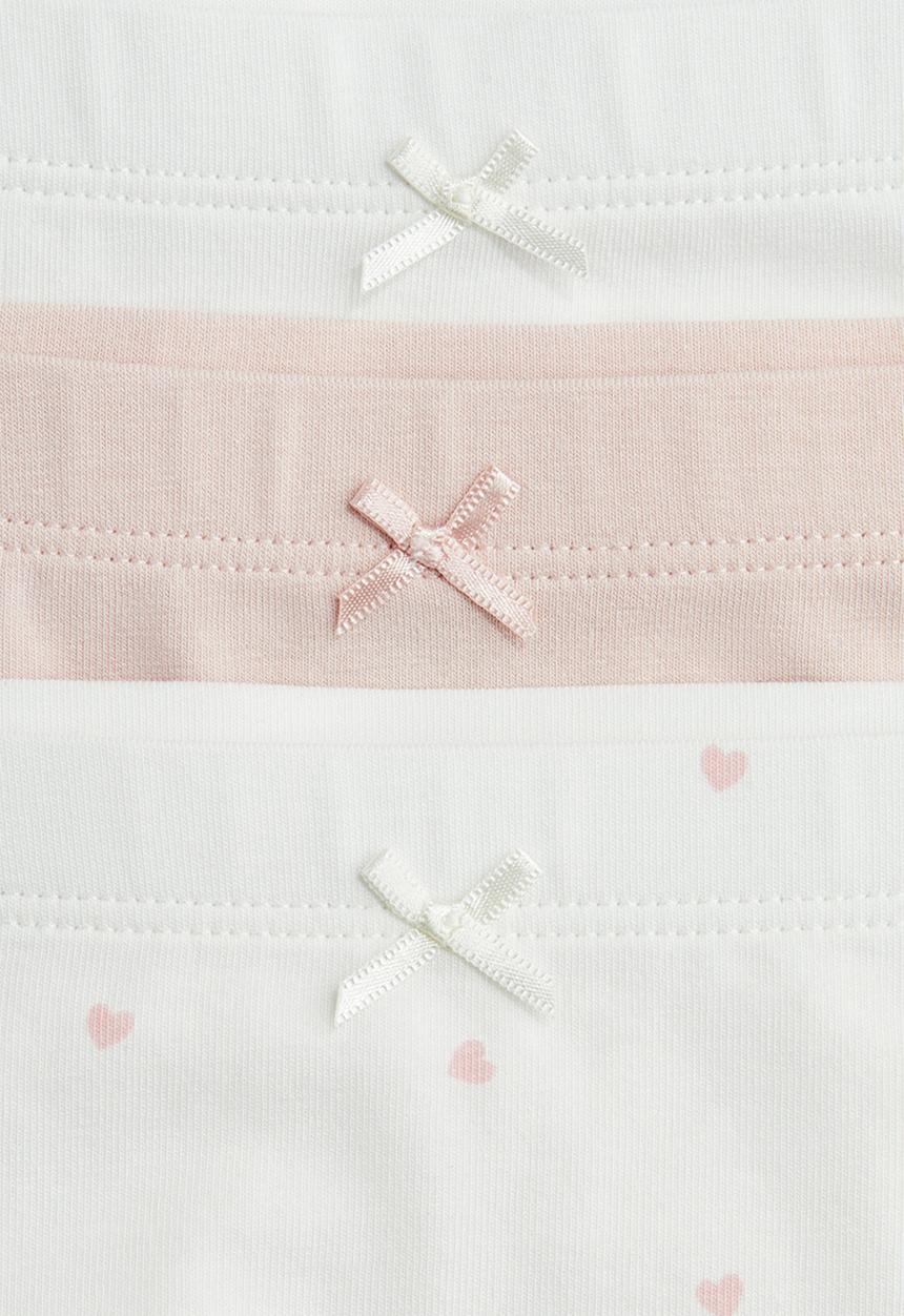 H&M - 5-Pack boxer briefs - light pink/hearts