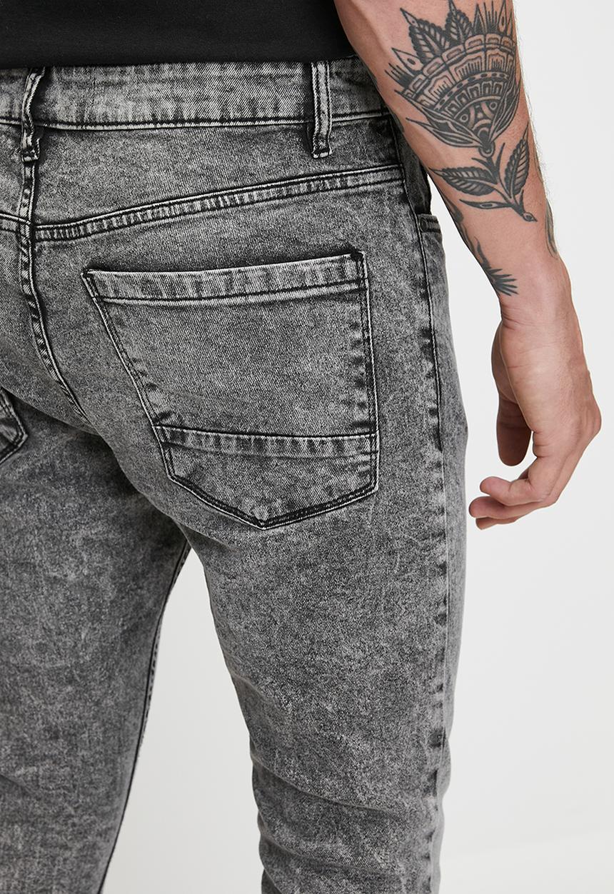 Brave Soul - Super Skinny Fit Denim Jean Acid Wash - Reg Length