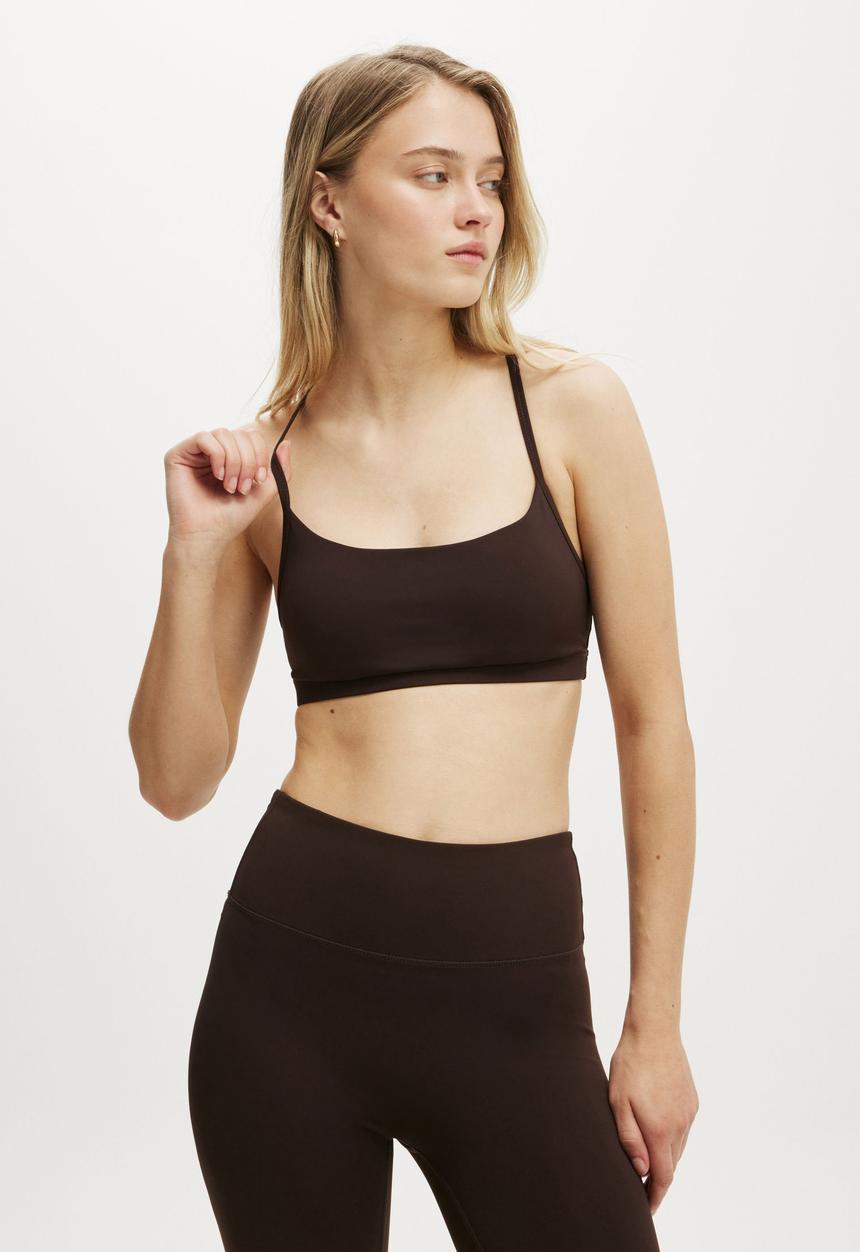 Cotton On - 365 Keyhole Crop - French Roast