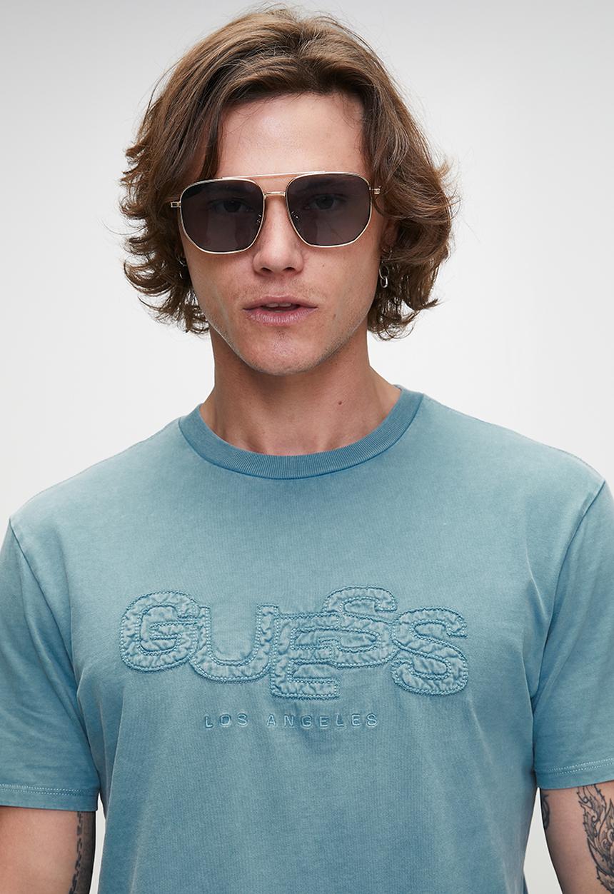 GUESS - Aidy Cn Short sleeve Tee - Honest Blue