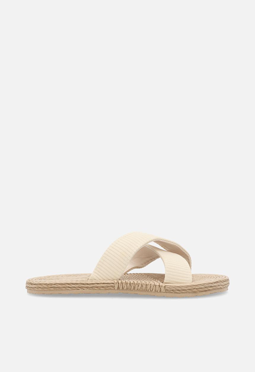 Pop Candy - Criss cross sandals - beige