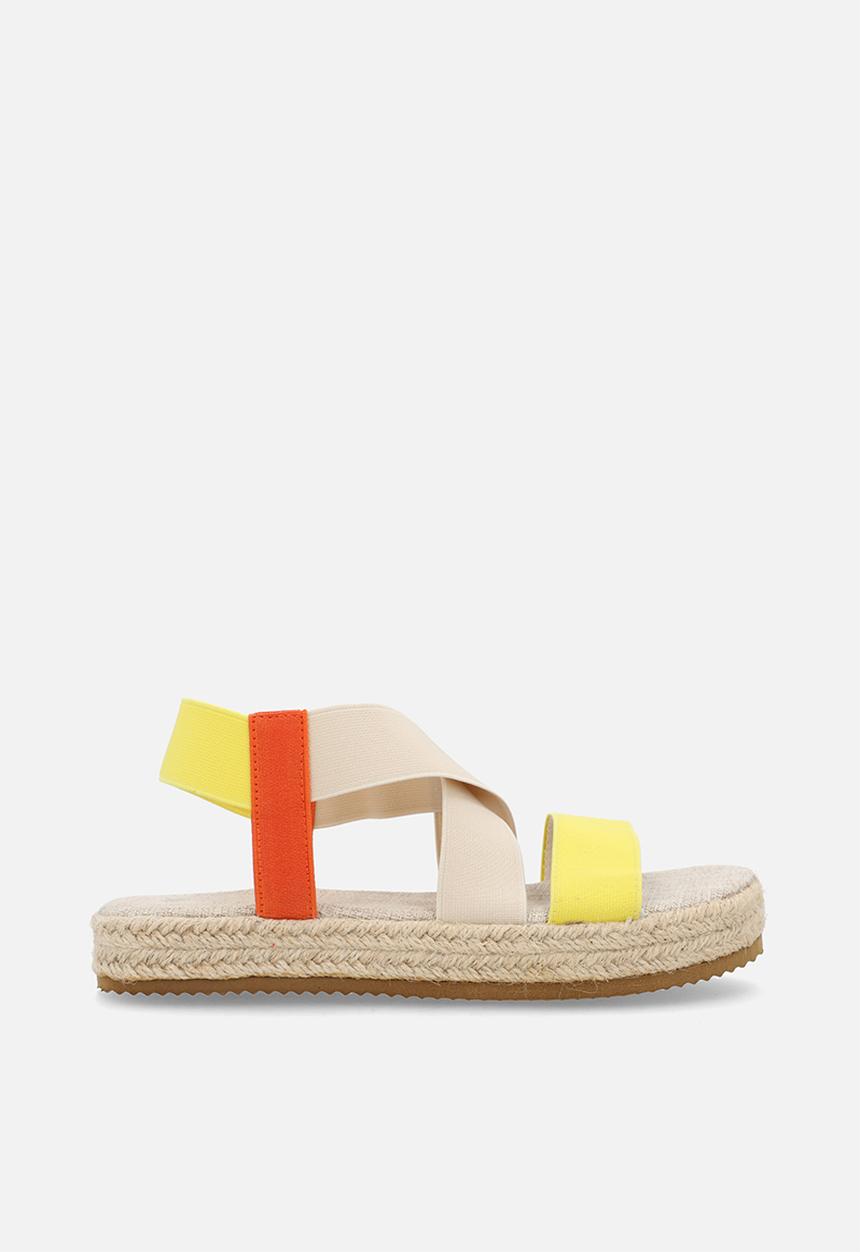 Pop Candy - Colour block espadrille sandals - multi
