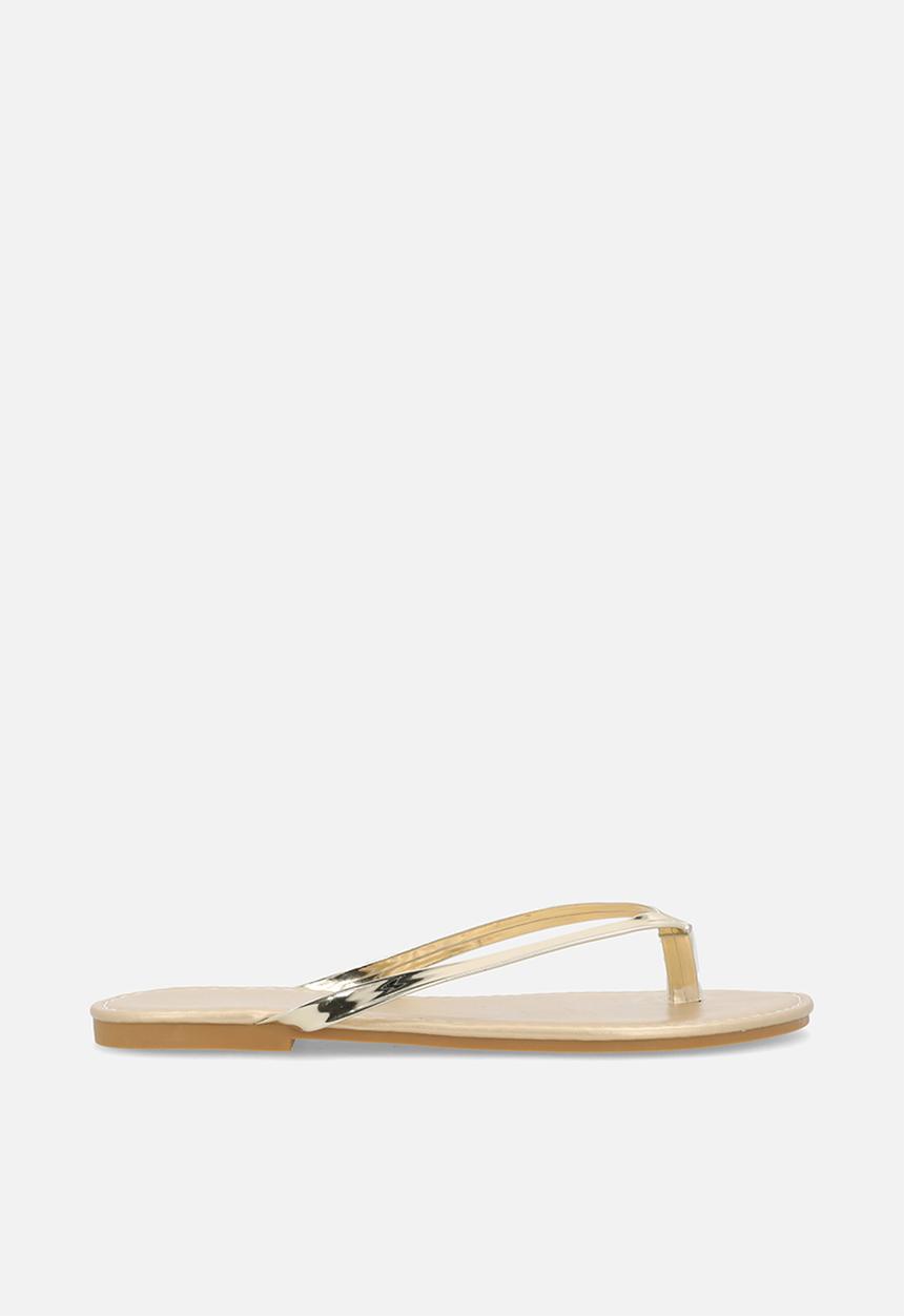 Pop Candy - Thong sandals - gold