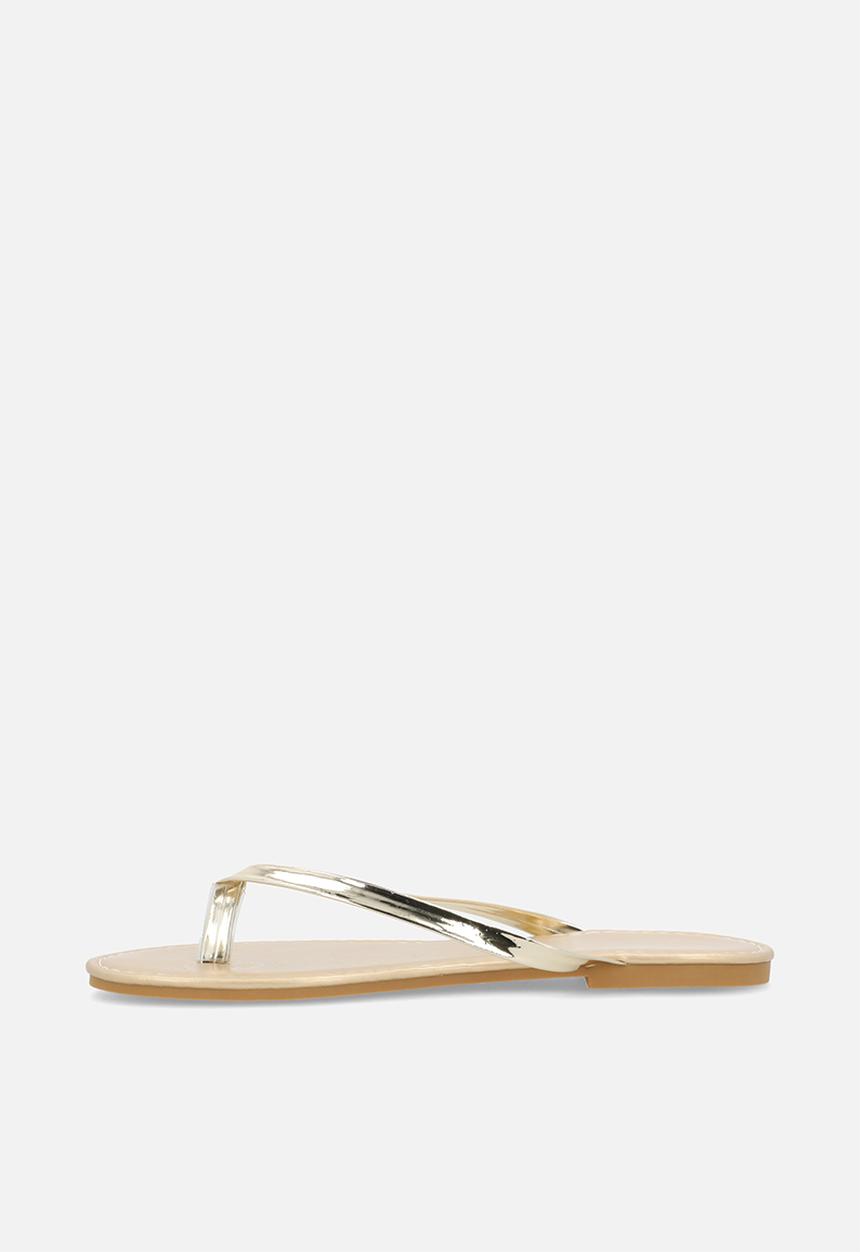Pop Candy - Thong sandals - gold