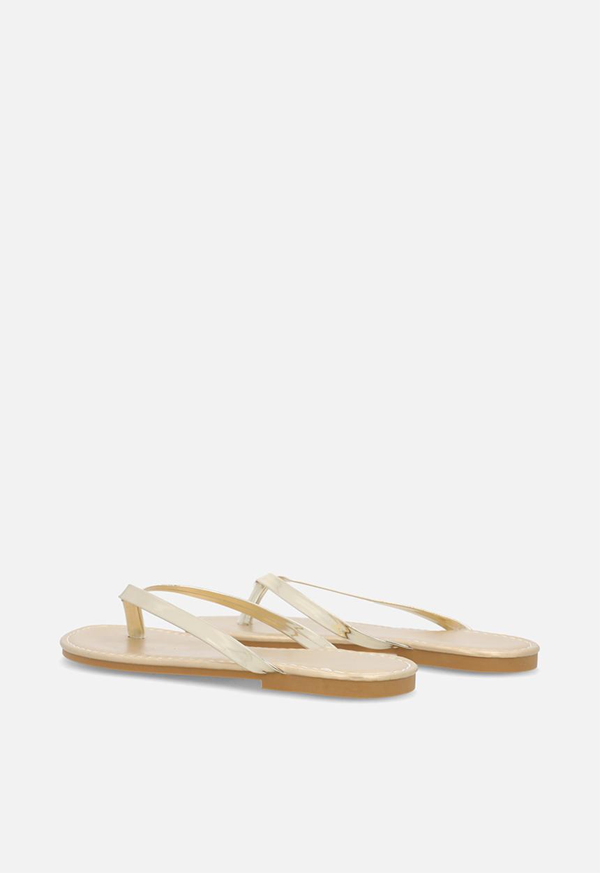 Pop Candy - Thong sandals - gold