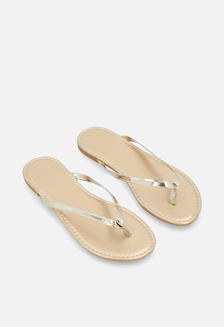 Pop Candy - Thong sandals - gold