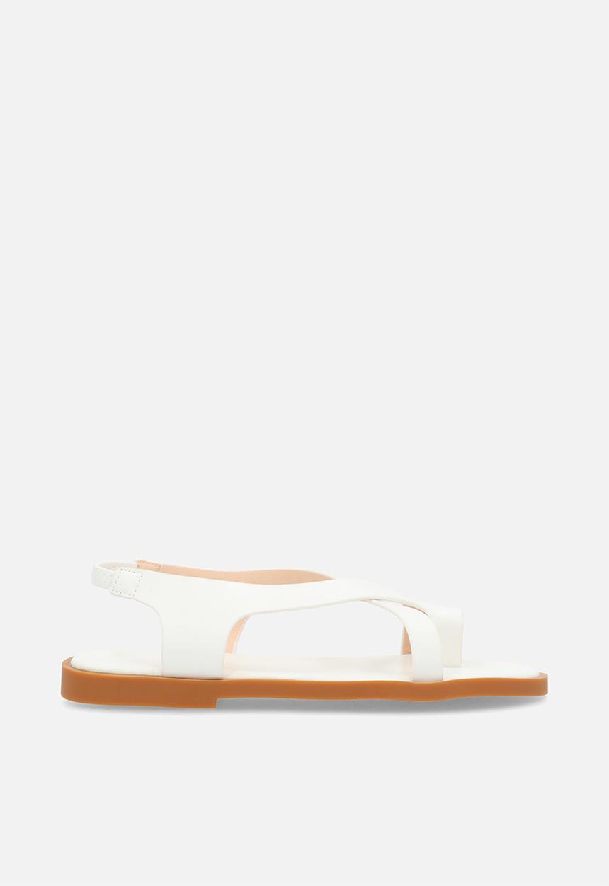 Pop Candy - Criss cross sandals - white