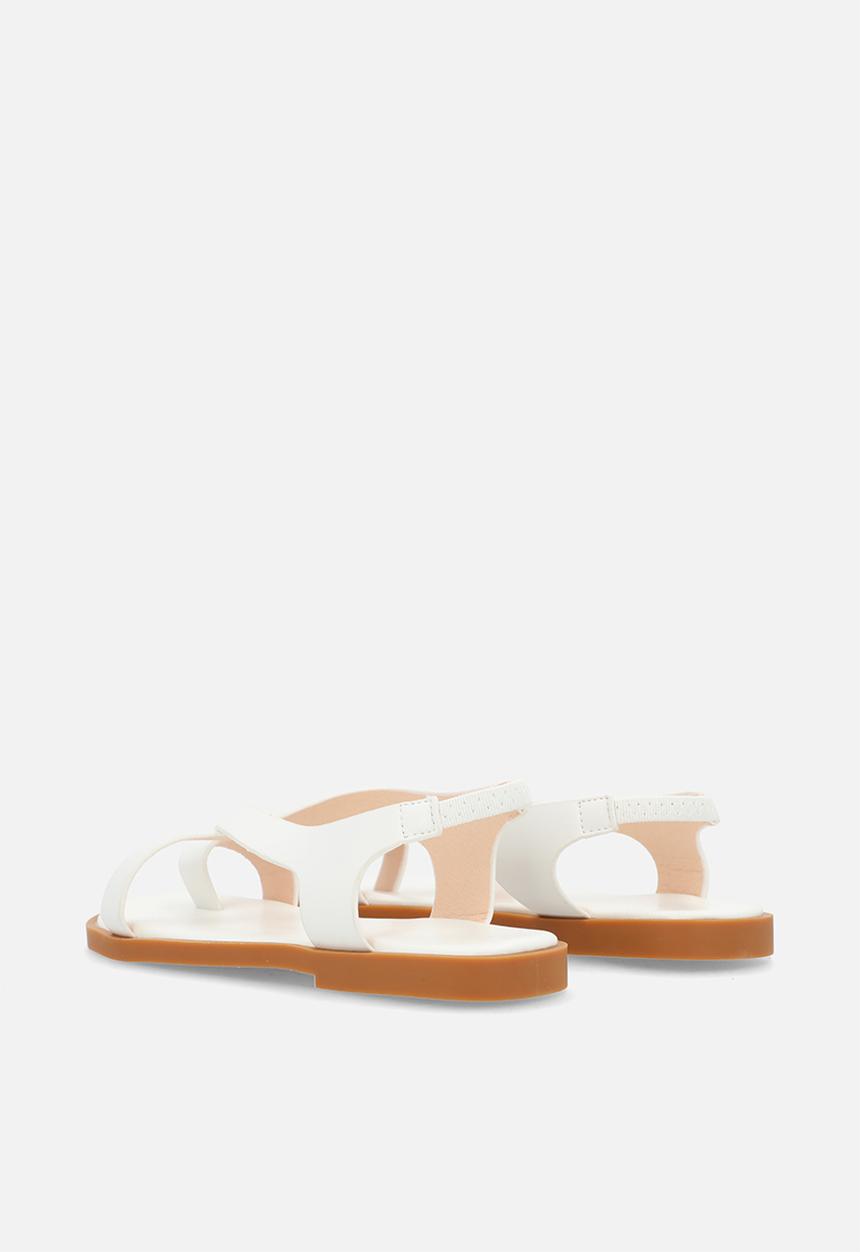 Pop Candy - Criss cross sandals - white