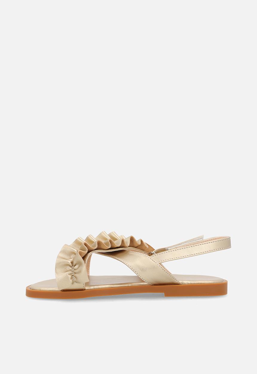 Pop Candy - Ruffle sandals - gold